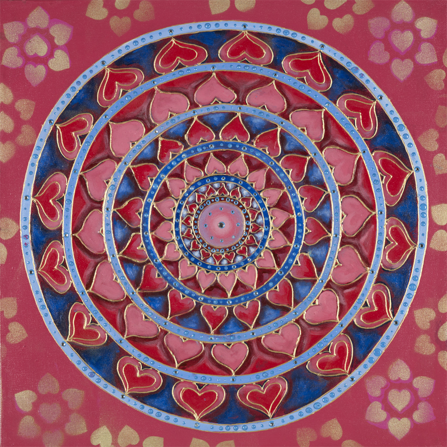 Hearts Love Mandala